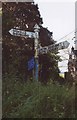 Old Direction Sign - Signpost by Holway Hill House, Corton Denham parish