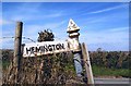 Direction Sign - Signpost on the A366 in Faulkland