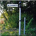 Old Direction Sign - Signpost by Trenowth, Ladock parish