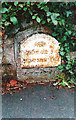 Old Milestone by the former A525, Brookhouse Mill, Denbigh