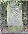 SE1106 : Old Milestone by the A6024, Woodhead Road, Holmbridge by C Minto