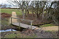 Footbridge over stream on Barton Common