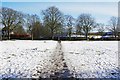 Footpath to Station Road through The Leys, Witney, Oxon