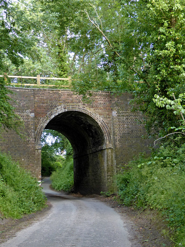 Bridge over Mill Lane south-west of... © Roger Kidd :: Geograph Britain ...