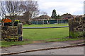 Entrance to recreation ground from Gosforth Lane
