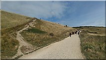 SY8080 : Path from Durdle Door towards the car park by Phil Champion