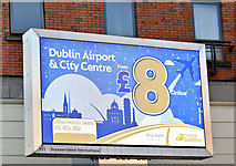 J3373 : Ulsterbus Dublin express advertisement, Belfast (February 2019) by Albert Bridge