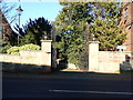 Churchyard gates on Boot Street