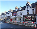 TA0326 : Shops and roadworks on The Weir, Hessle by JThomas