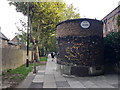 TQ3480 : Thames Tunnel vent shaft E022-V134, Shadwell by Robin Stott