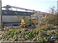 Disused locomotive at Brett Aggregates