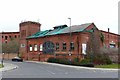 SK3436 : Hydraulic pump house, Great Northern Road, Derby by Alan Murray-Rust
