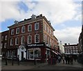 Building on the corner of the Market Place and Bridge Street