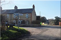 TL4158 : Road junction, Coton by Jim Barton