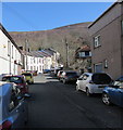 Cars and houses, School Road, Troedyrhiw