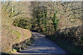 Down the hill to Pinnocks Moor Bridge