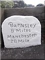 Old Milestone by the A628, Manchester Road, Thurlstone