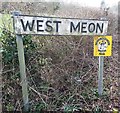 Old Village Signpost by West Meon Road, West Meon