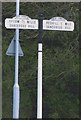 Old Direction Sign - Signpost by the A242, Wray Common