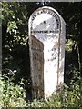 Old Milestone by the A64, Aberford parish