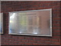 Second World War Memorial in Norfolk Police HQ