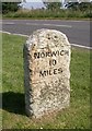 Old Milestone by the B1172, London Road, Wymondham Parish