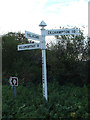 Old Direction Sign - Signpost by Combesdown Cross, Holsworthy