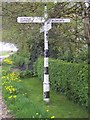 Old Direction Sign - Signpost by Knutsford Road, Budworth Heath