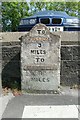 Old Milestone by the A675, Blackburn Road, Higher Walton