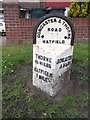 Old Milestone by the A18, Doncaster Road, Hatfield parish