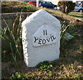 Old Milestone by the A30, West Coker Road, Yeovil