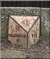 Old Milepost by the A53, Shawbury Bridge, Shawbury