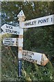 Old Direction Sign - Signpost south of Wick