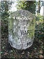 Old Milestone by the A49, Newton Road, Winwick