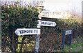 Direction Sign - Signpost on Moor Lane south of Draycott