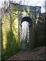 Railway Bridge over Halifax FP737 in Kitten Clough, Pellon