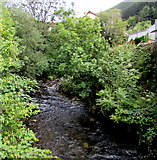 SS9390 : Upstream along the Ogwr Fawr, Ogmore Vale by Jaggery
