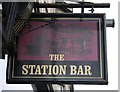 Sign for The Station Bar