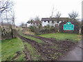 Track on the edge of Rhymney