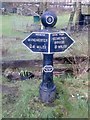 Old milemarker near Stoodley Lane Bridge, Todmorden