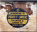 Old circular AA and Motor Union Sign in Lydeard St Lawrence