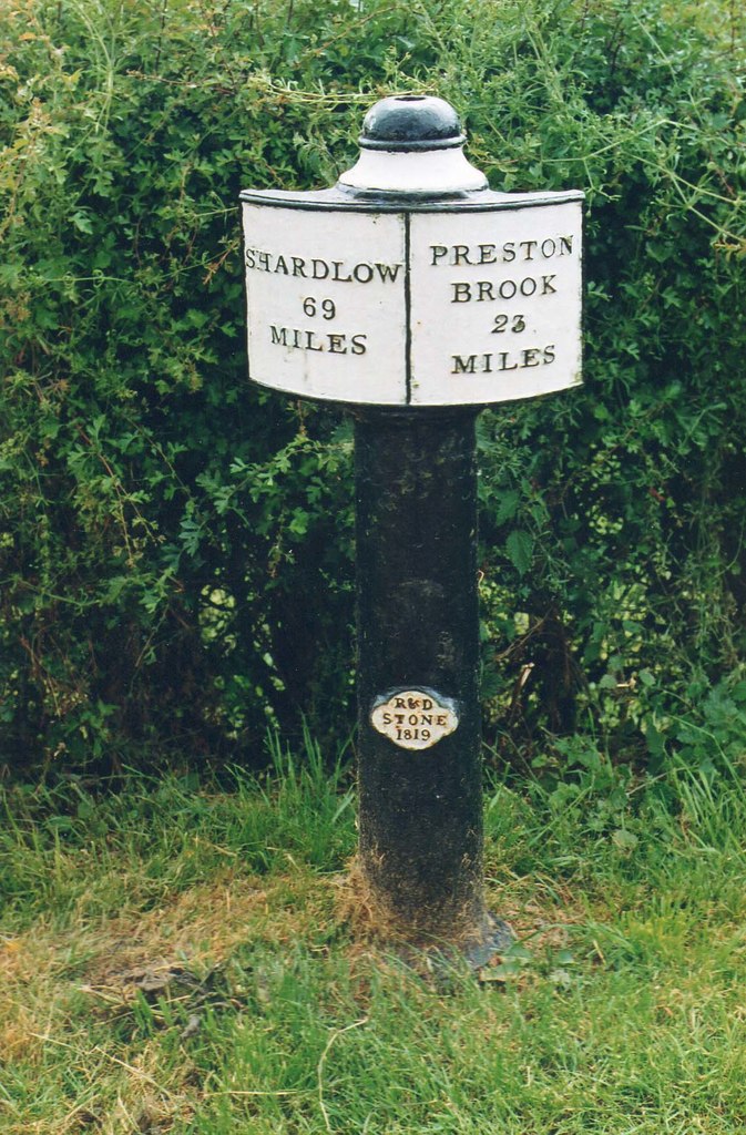 Old milemarker by the Trent & Mersey... © Milestone Society :: Geograph ...