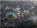 The Oval cricket ground from the air