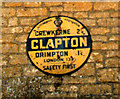 Old circular AA Sign on the B3165 Clapton Road