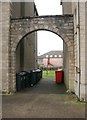 Archway and bins