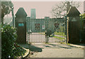 Gates, Eltham Crematorium