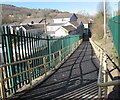 Exit path from Troed-y-Rhiw railway station