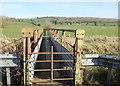 Farm footbridge over the disused Newry Canal