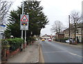 Approaching level crossing on Northgate, Cottingham