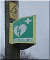 Defibrillator sign